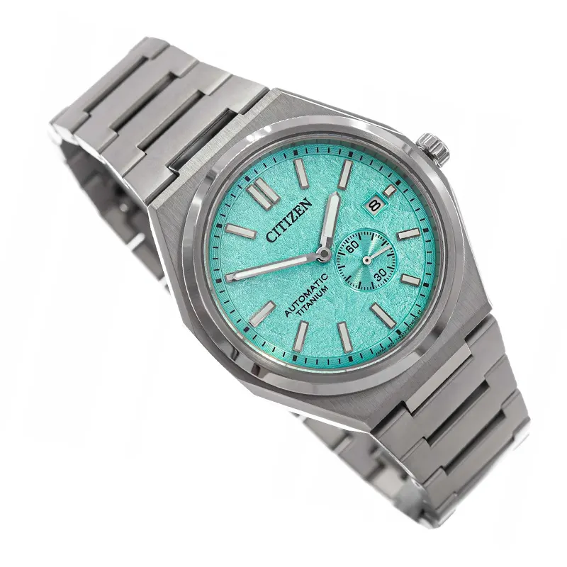 Citizen Zenshin Super Tiffany Blue Dial Men’s Watch- NJ0180-80M